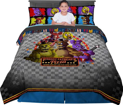 Franco Kids Bedding Comforter And Sheet Set 5 Piece Full Size Five