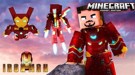 Iron Man Addon For Mcpe Mod Iron Man Mod For Minecraft Bedrock