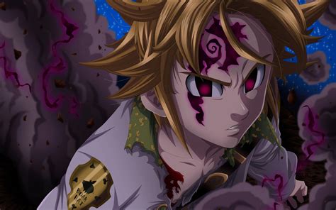 The Seven Deadly Sins Meliodas Demon Form Anime Wallpaper Hd