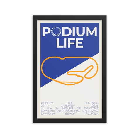 Podium Life Launch Print Limited Edition Modern Racing Prints