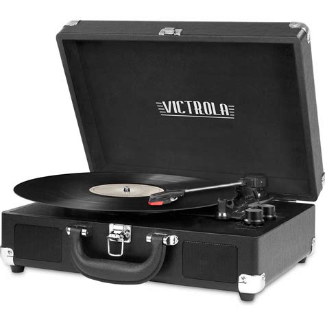 Victrola Vsc 550bt Bk Vintage 3 Speed Bluetooth Turntable Black