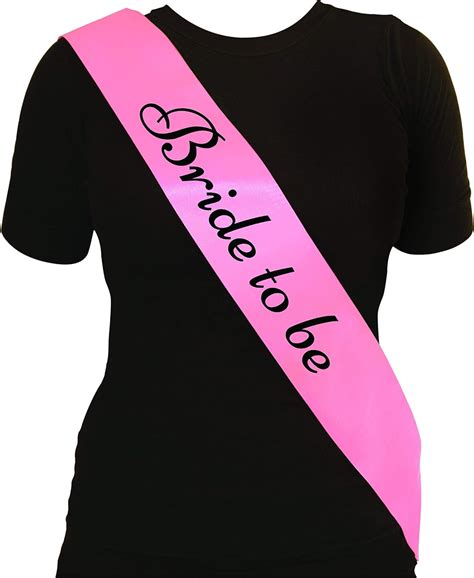 hen party sash sashes girls do night out accessories pink elegant wedding bride to be bridesmaid