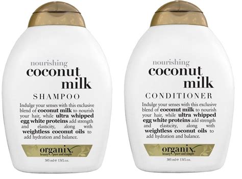 Ogx Nourishing Coconut Milk Shampoo Conditioner 13 Oz Combo Pack Beauty