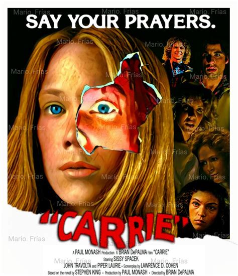 Carrie 1976 Edit By Mario Frías Carrie Movie Horror Movies List