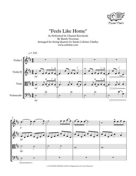 Feels Like Home By Randy Newman Digital Sheet Music For Download Print A Sheet