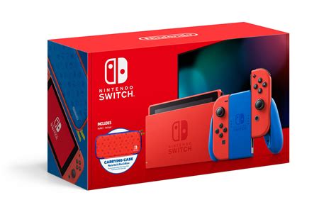 Nintendo Switch Mario Red Blue Edition And Cash Back
