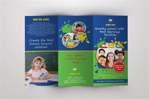 20 School Brochure Template Psd Indesign Ms Word And Ai Format