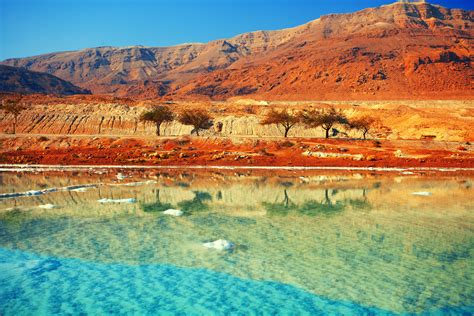Desert Landscape Dead Sea Wallpapers Hd Desktop And