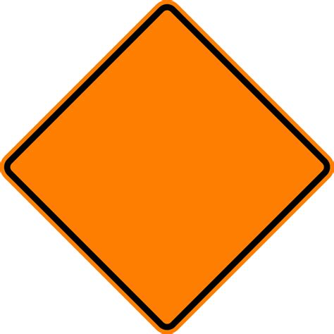 Filediamond Warning Sign Orangesvg Wikimedia Commons