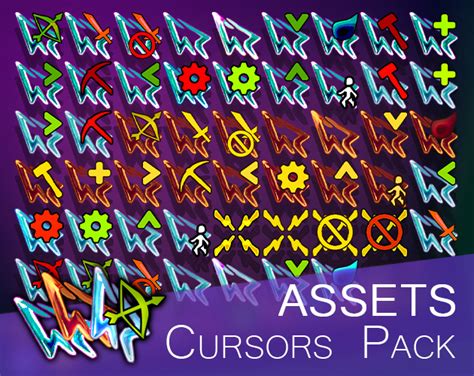 Assets Free Cursors Pack 5 Lightning Ui 52 By Wenrexa
