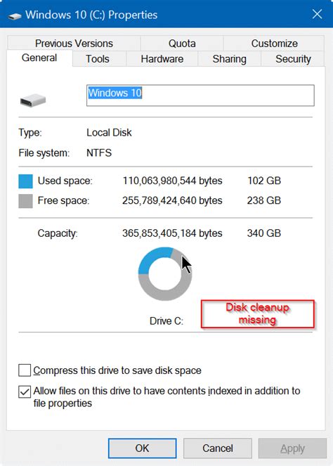 To speed up your computer, clean your windows desktop. Disk Cleanup Missing From Drive Properties In Windows 10