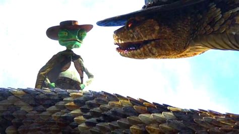 Rango Official Clip Trouble At The Saloon Trailers And Videos