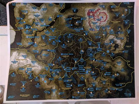 Shrine Location Map Zelda Breath Of The Wild Labda