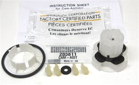 This setting doesn't use any form of detergent and isn't to be used as a form of deep cleaning. WP285811 Genuine Whirlpool Kenmore Washer Agitator Dog Cam ...