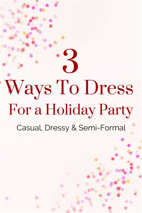 3 Ways To Dress For A Holiday Party Classy Yet Trendy