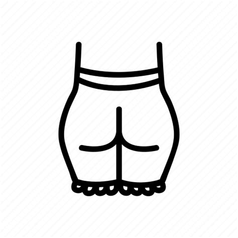 ass butt female outline icon download on iconfinder