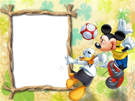 Marcos Png De Mickey Mouse Para Niños Marcos Gratis Para Fotografías