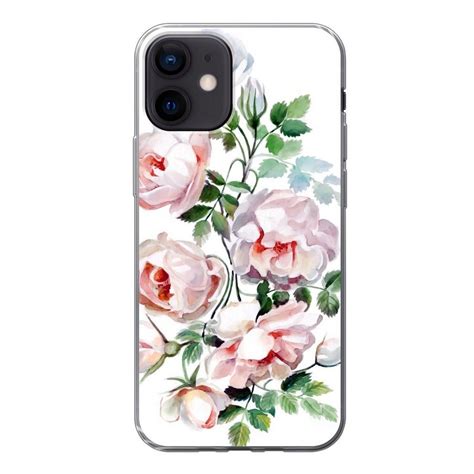 Muchowow Handyhülle Aquarell Rosen Blumen Handyhülle Telefonhülle Apple Iphone 12