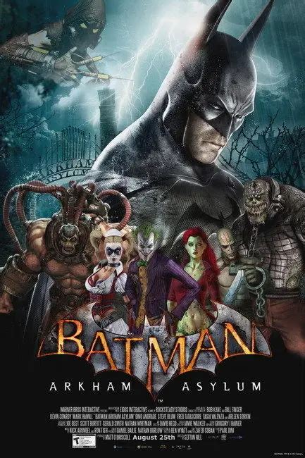 00 Batman Arkham Asylum Movie Hot Art 24x36 Poster In Painting