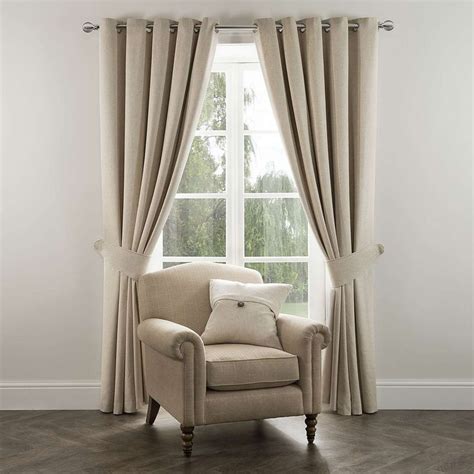 Visit the post for more. Dorma Chatsworth Linen Blackout Eyelet Curtains | Dunelm | Blackout eyelet curtains, Curtains ...