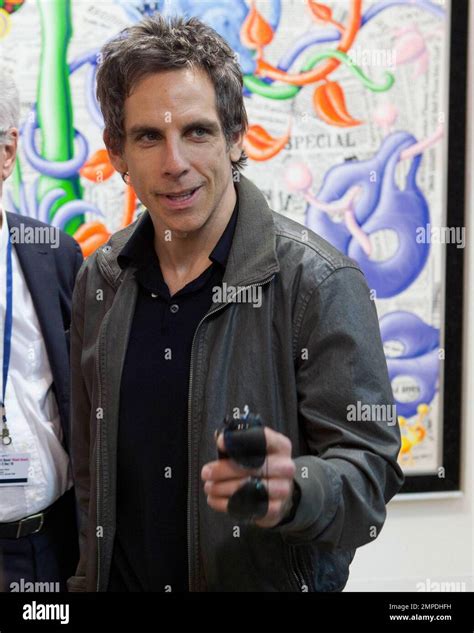 Actor And Comedian Ben Stiller Gets A Personal Tour Of The Art Basel