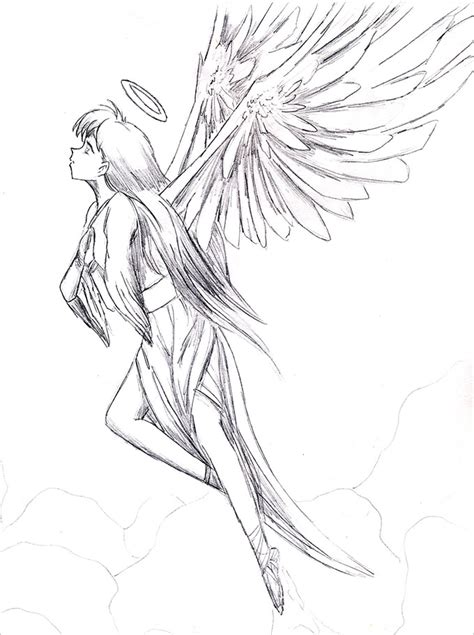 Simple Angel Drawing At Getdrawings Free Download