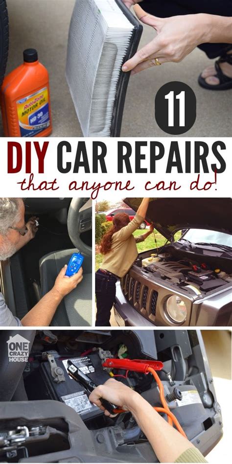 11 Easy Car Repairs You Can Totally Do Yourself Cars Diy Car And Car