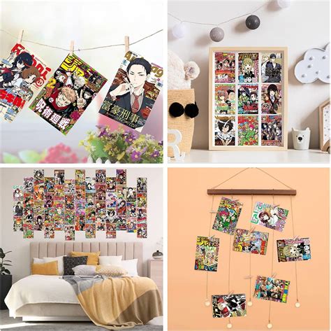 Buy Pcs Anime Wall Collage Kit Anime Collage Kit For Wall Aesthetic Anime Poster Aesthetic