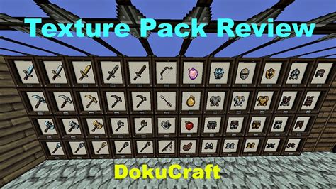 Minecraft 18 Texture Pack Review Dokucraft Youtube