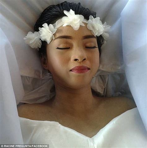 This video shows beautiful women in their funeral caskets! Bone cancer victim fulfills wish to 'die beautiful ...