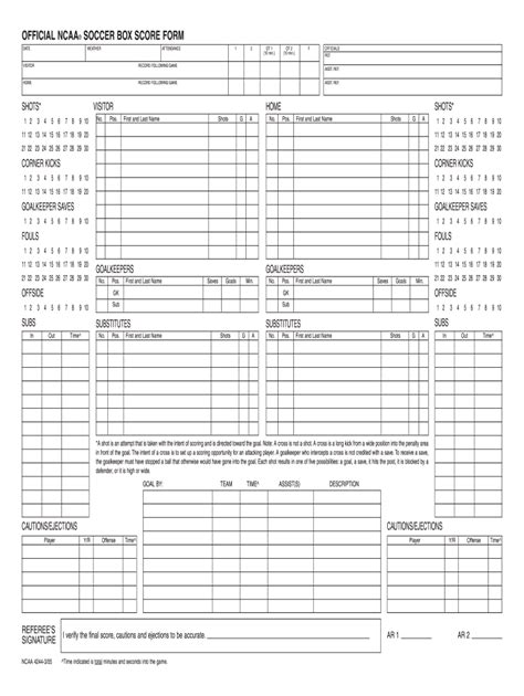 Soccer Stats Tracker Pdf 2005 2024 Form Fill Out And Sign Printable