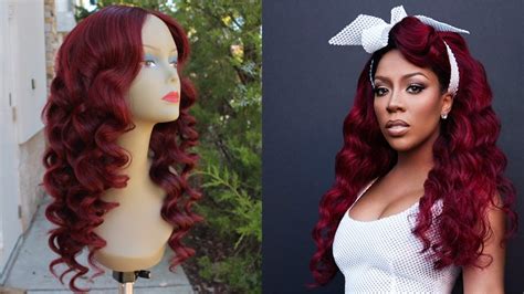 How To Color Hair Red Without Bleach K Michelle Inspired Loreal
