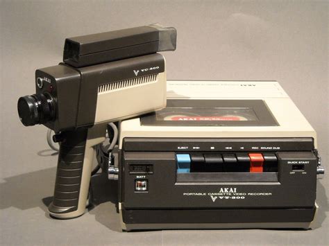 Akai Portable Cassette Recorder And Camera Vintage Electronics Retro Gadgets Vintage Cameras