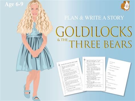 Cut Out And Write A Story Goldilocks And The Three Bears Lets