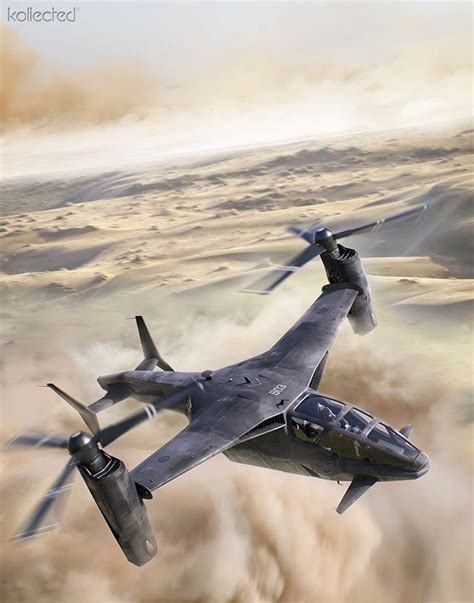 Tilt Rotor Helicopter Illustrated Concept Art Military Jets Military