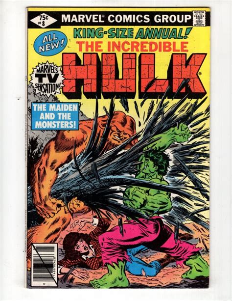 The Incredible Hulk Annual 8 Direct Edition 1979 Id040 Comic