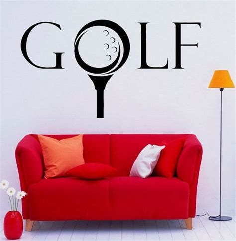 Golf Decal Wall Vinyl Sticker Spotr Game Interior By Rossstickers Wall