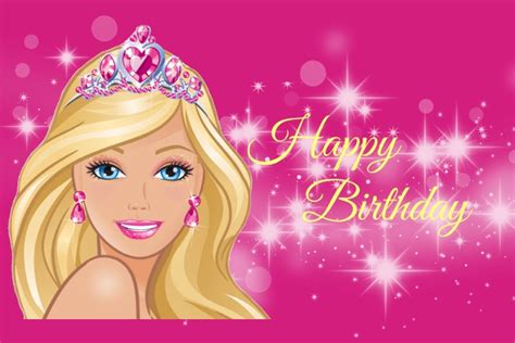 Barbie Happy Birthday Banner