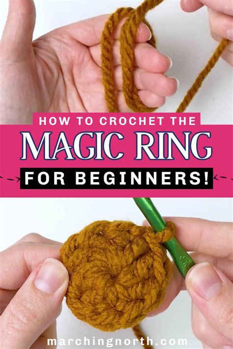 Super Easy Magic Ring Magic Circle Crochet Tutorial Marching North