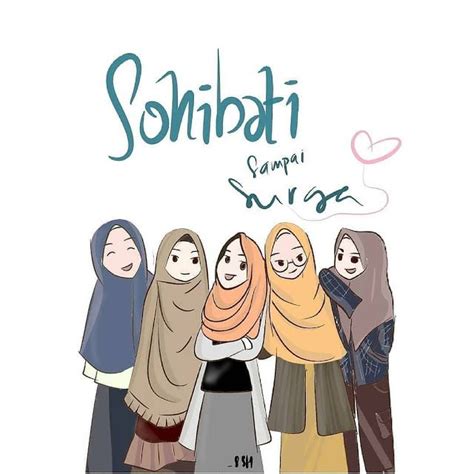 Gambar Persahabatan Muslimah Kartun Jennifer Hart