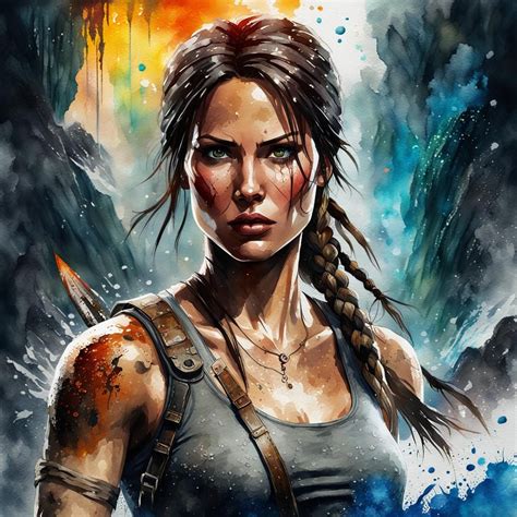 Lara Croft As Tomb Raider Ai Generated Artwork Nightcafe Creator