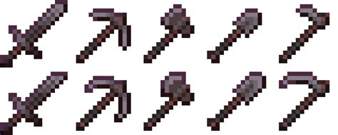 Minecraft Netherite Sword Transparent Background