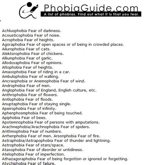 Pin By Christine Cimarno On Facts List Of Phobias Phobia Words Phobias