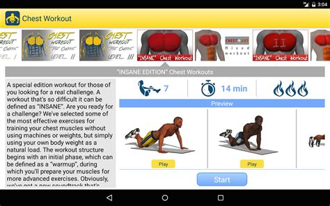 Android fitness apps show us valuable data that can help us lose weight, gain muscles, or maintain a healthy lifestyle. Chest Workout - Android Apps on Google Play