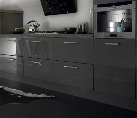 Ikea kitchen worktops review kitchen reviews full size of concrete. Metro High Gloss Kitchen in Lava dark grey | Kitchen and ...