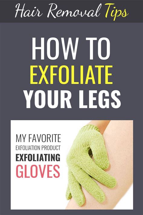 How To Exfoliate Your Legs Exfoliate Legs Exfoliating Ingrown Hair