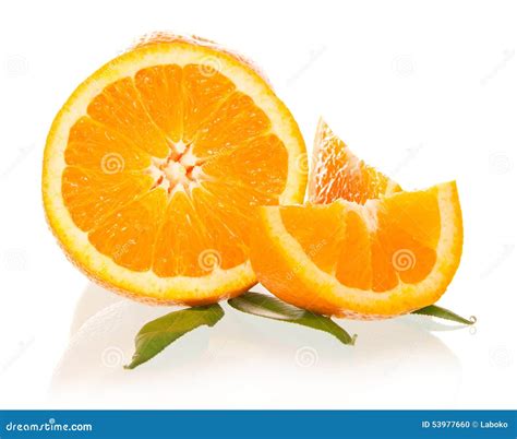 Cut Orange Stock Photo Image Of Ripe Sliced Juice 53977660