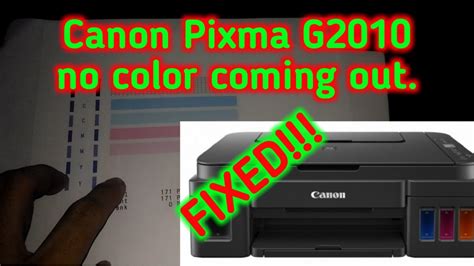 Cara system cleaning atau cleaning kuat canon g2010. How to fix CANON PIXMA G2010 ink or color not coming out ...