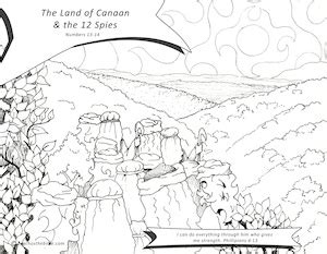 Search through 623,989 free printable colorings at. The Land of Canaan & The 12 Spies | Teach Us the Bible