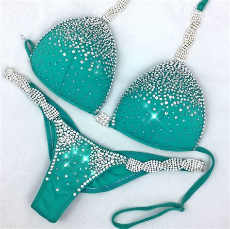 Teal Elite Bombshell Competition Bikini In 2021 Bikinis Bikini